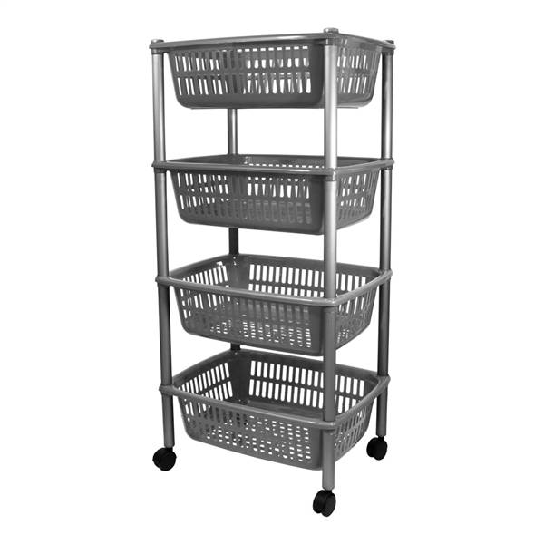 RECA CARRELLO 4 RIPIANI SILVER 