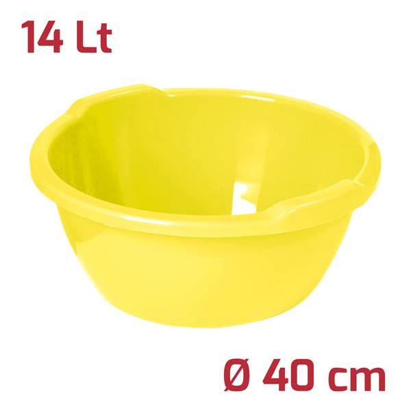 RECA BACINELLA ROTONDA D.40 GIALLO 