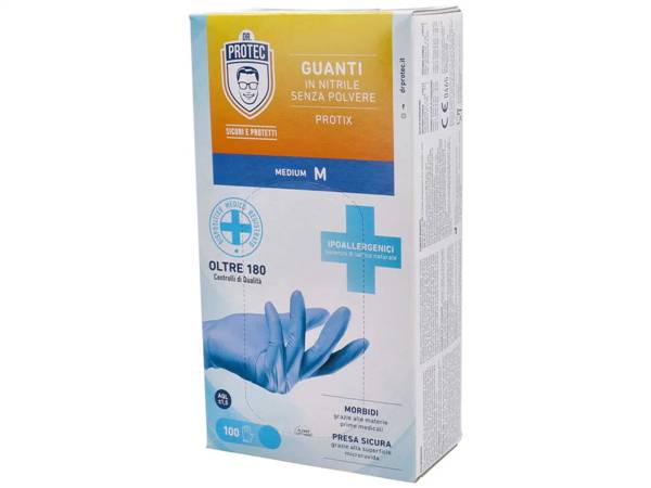 DR.PROTEC GUANTI IN NITRILE TG.M PROTIX 