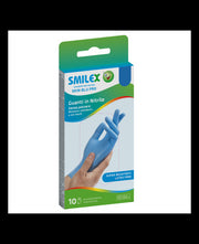 SMILEX GUANTI NITRIL BLU TG.M/L S/P 10PZ