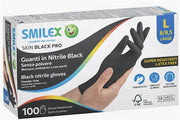 SMILEX GUANTI NITRILE NERO L S/P 100PZ