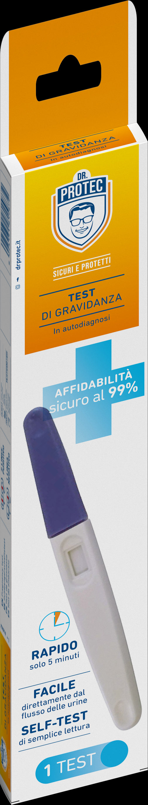 DR. PROTEC TEST DI GRAVIDANZA IN AUTODIAGNOSI