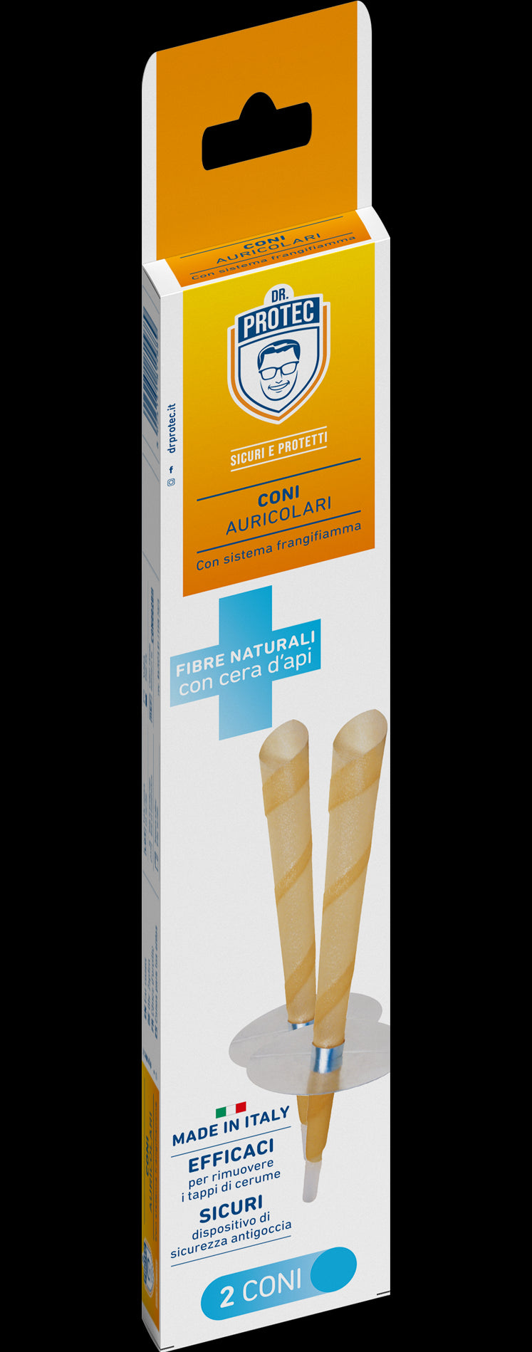 DR. PROTEC CONI AURICOLARI C/SISTEMA FRANGIFIAMMA