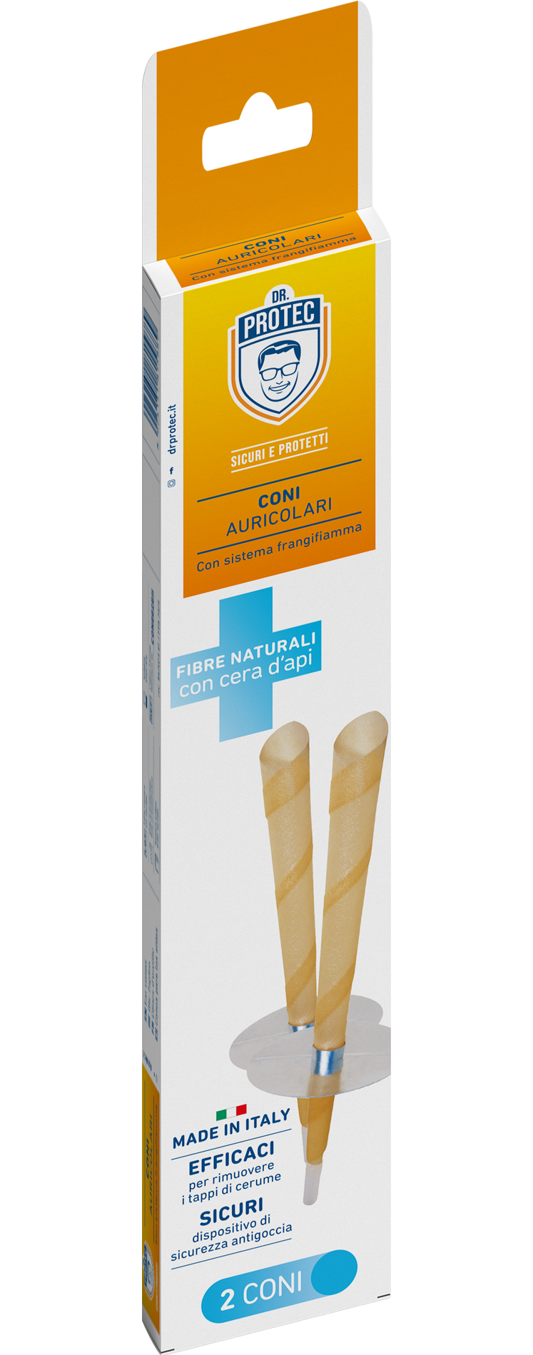 DR. PROTEC CONI AURICOLARI C/SISTEMA FRANGIFIAMMA