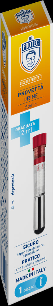 DR. PROTEC PROVETTA STERILE URINE 12ML.