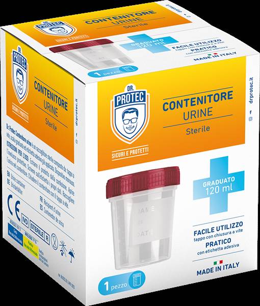 DR. PROTEC CONT. STERILE URINE 120 ML. 