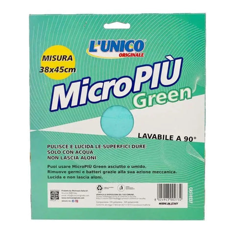 Unico Panno Micro Piu' Green 38x45 Cm.