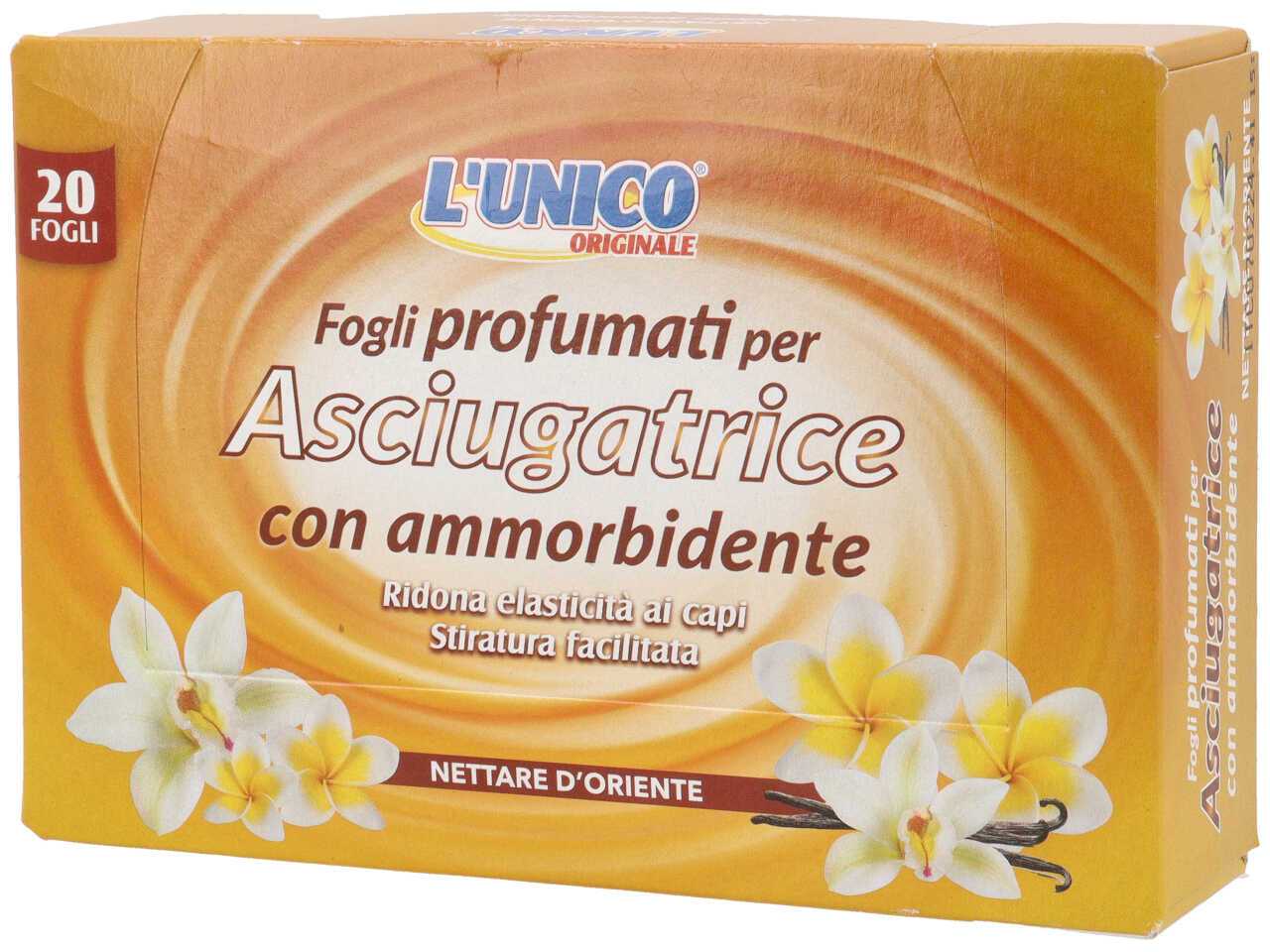 UNICO FOGLI ASCIUGATRICE NETTARE D'ORIEN
