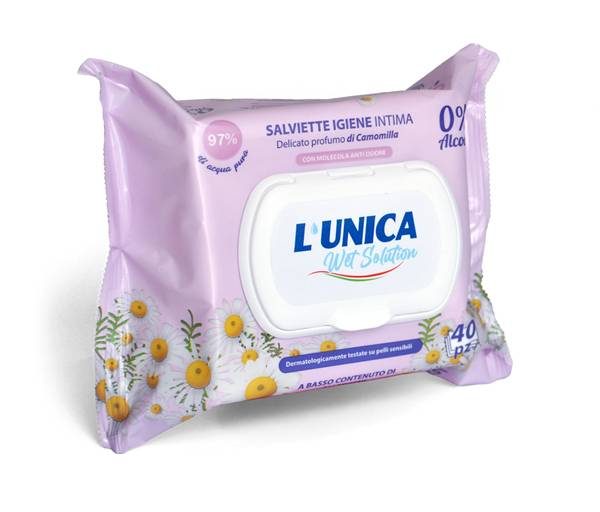 UNICO IGIENE INTIMA CAMOMILLA 40PZ 