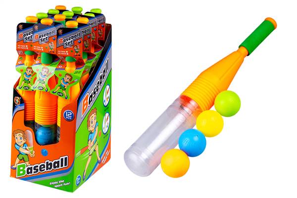 PARTENOPE SET BASEBALL CON MAZZA 55CM. 