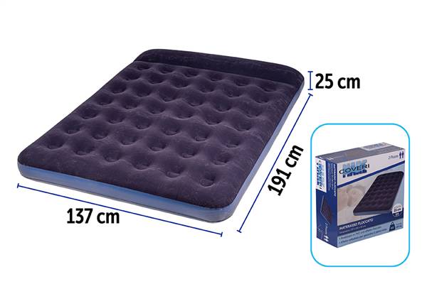 COVERI MATERASSO FLOCCATO 2P 191X137X25 CON CUSCINO