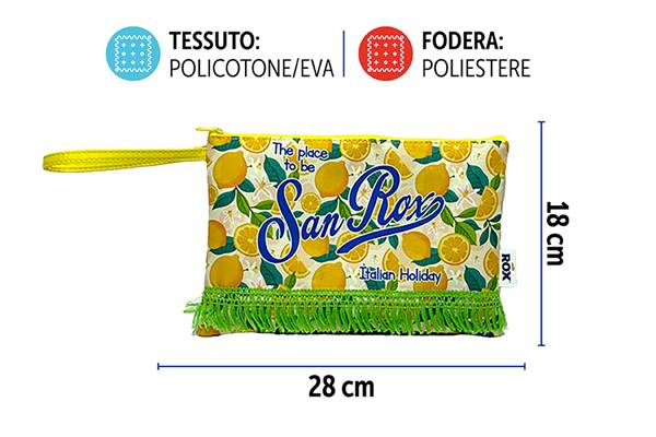 PARTENOPE POUCHETTE MARE FANGE 28X18CM DIS.8