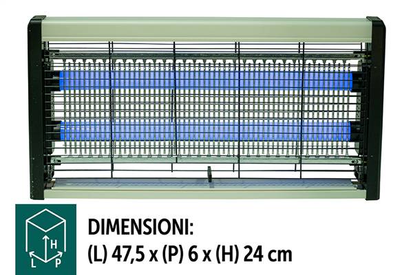 COVERI LAMPADA LED MOSCAKILLER 2X5W 220V 
