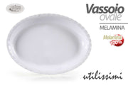 GICOS VASSOIO OVALE BIANCO 43X29CM
