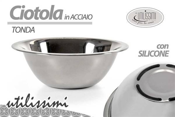 GICOS CIOTOLA ACCIAIO CM.24 C/SILICONE 