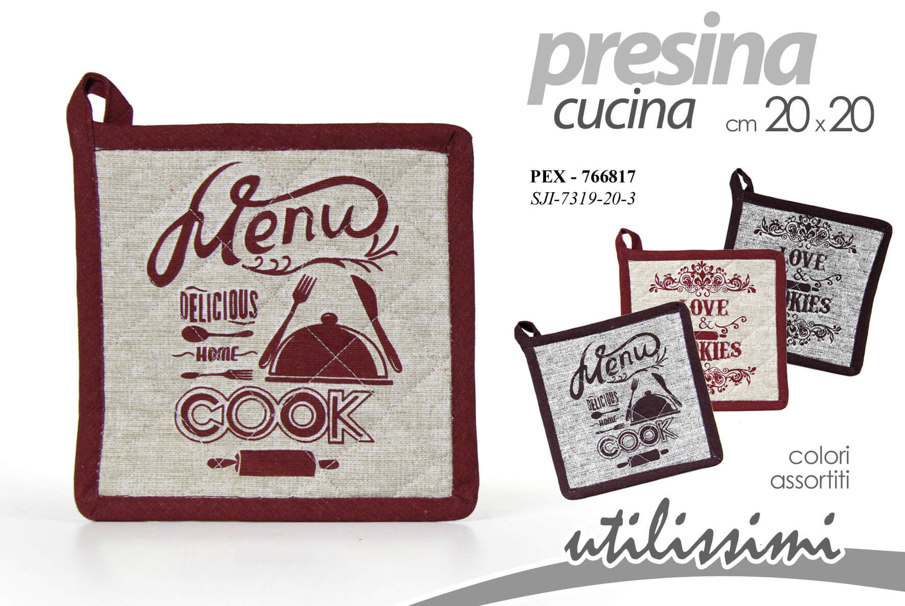 GICOS PRESINA 20X20CM ASS.