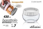 GICOS BARATTOLO PLASTICA 430ML 10X7CM
