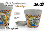 GICOS VASO DEC. SICILY 26X23 