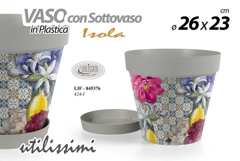 Gicos Vaso Dec. Isola 26x23