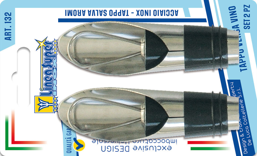 DE LUCA TAPPO VERSA VINO 2PZ ART.132