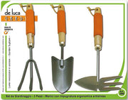 DE LUCA UTENSILI GIARDINO SET 3 PZ 