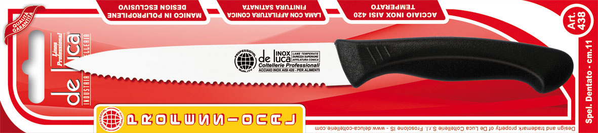 DE LUCA COLT. SPELUCCHINO DENTATO CM.11