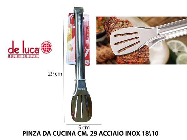 DE LUCA PINZA DA CUCINA CM.29 INOX 