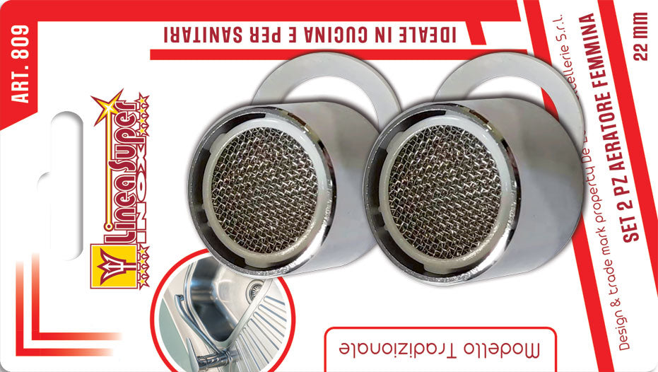 DE LUCA AERATORE FEMMINA 24MM 2PZ