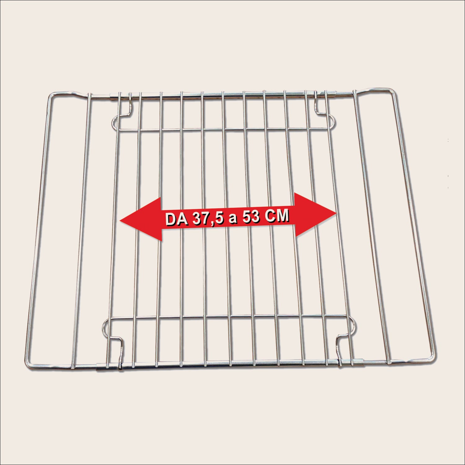 DE LUCA GRIGLIA ESTENS. DA 37 A 52CM. - Infinity Home Store