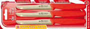 DE LUCA SET 6 COLTELLI TAVOLA ROSSI/GIAL 635-R/635-G