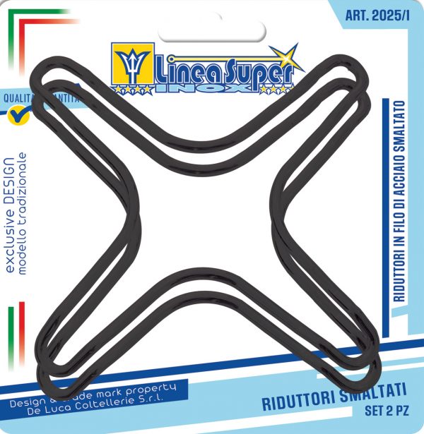 DE LUCA SET 2PZ RIDUTTORI PICCOLO SMALT - Infinity Home Store