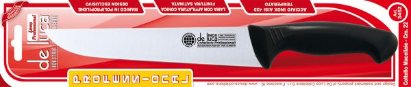 DE LUCA COLT. MACELLAIO INOX CM.22 3452