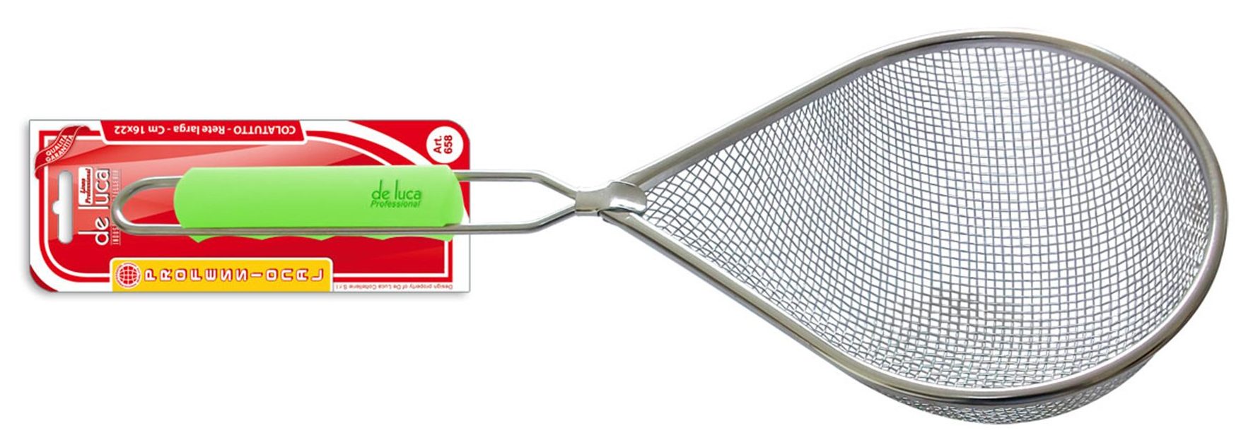 DE LUCA COLATUTTO RETE LARGA INOX