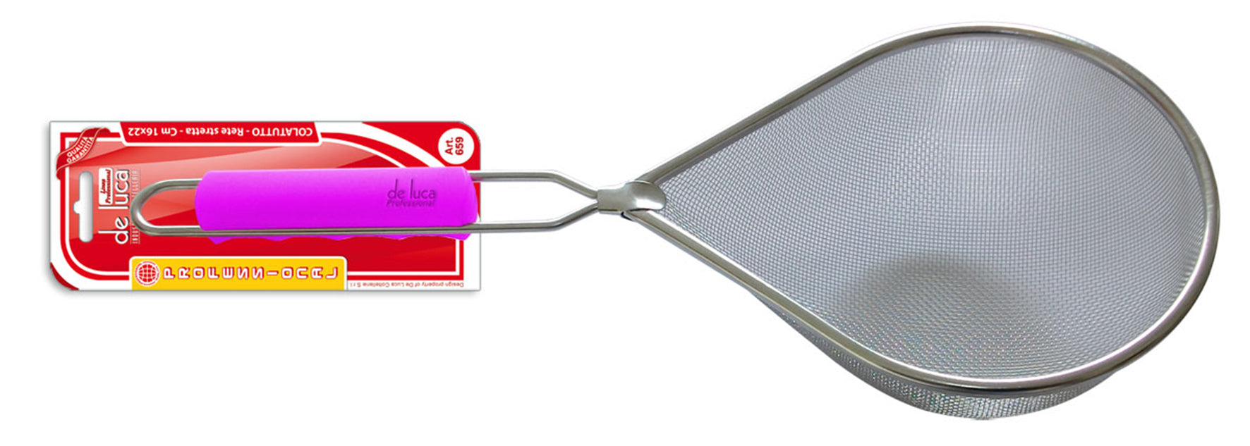 DE LUCA COLATUTTO GRAN RETE FINE INOX659