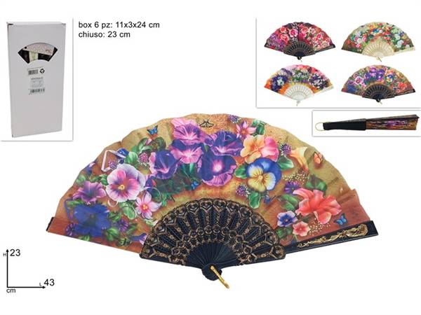 DUE ESSE VENTAGLIO CON FIORI 