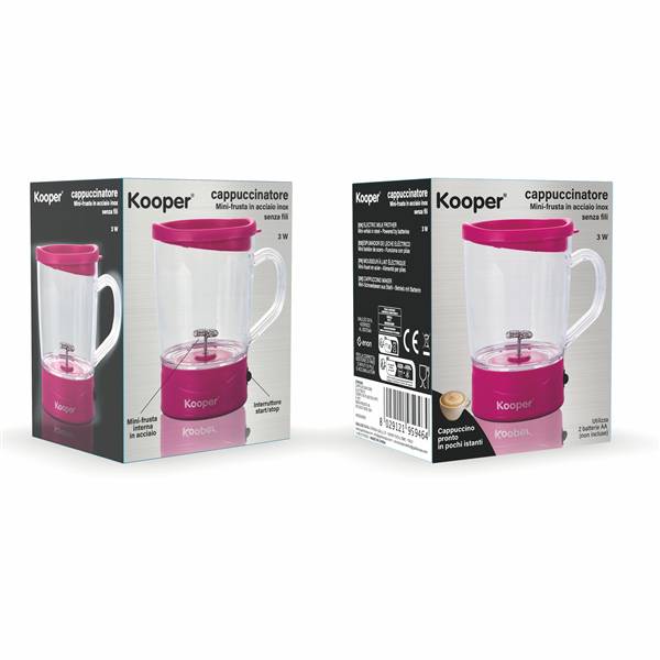 KOOPER CAPPUCINATORE A BATTERIE MILKY 