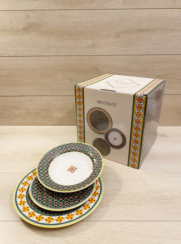 Brandani Set Piatti 18pz Infiore