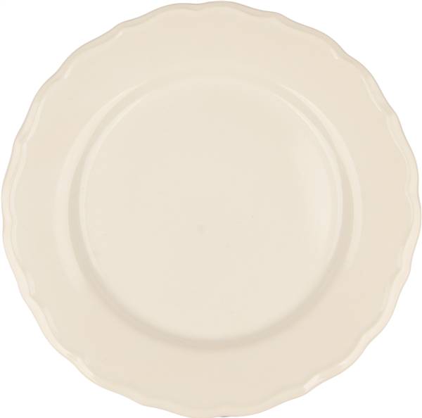 VEA PIATTO PIANO LACY BIANCO D.27,6 