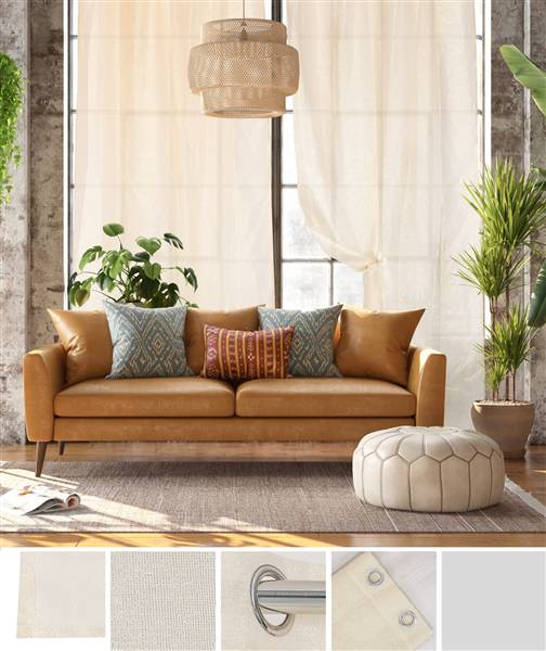 VEA TENDA SHINY WHITE+GOLD 140X280 55189 1 PANNELLO