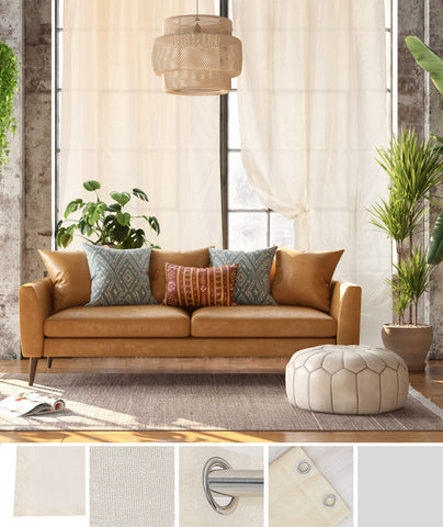 VEA TENDA SHINY WHITE+GOLD 140X280 55189 1 PANNELLO