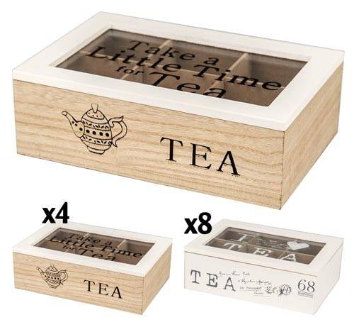 VEA SCATOLA PORTA TE CLASSIC 6 SCOMPARTI 