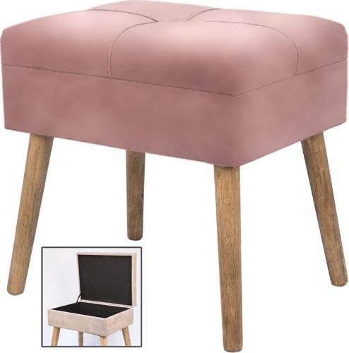 VEA SGABELLO WONDER VELL ROSA 45X35X35 