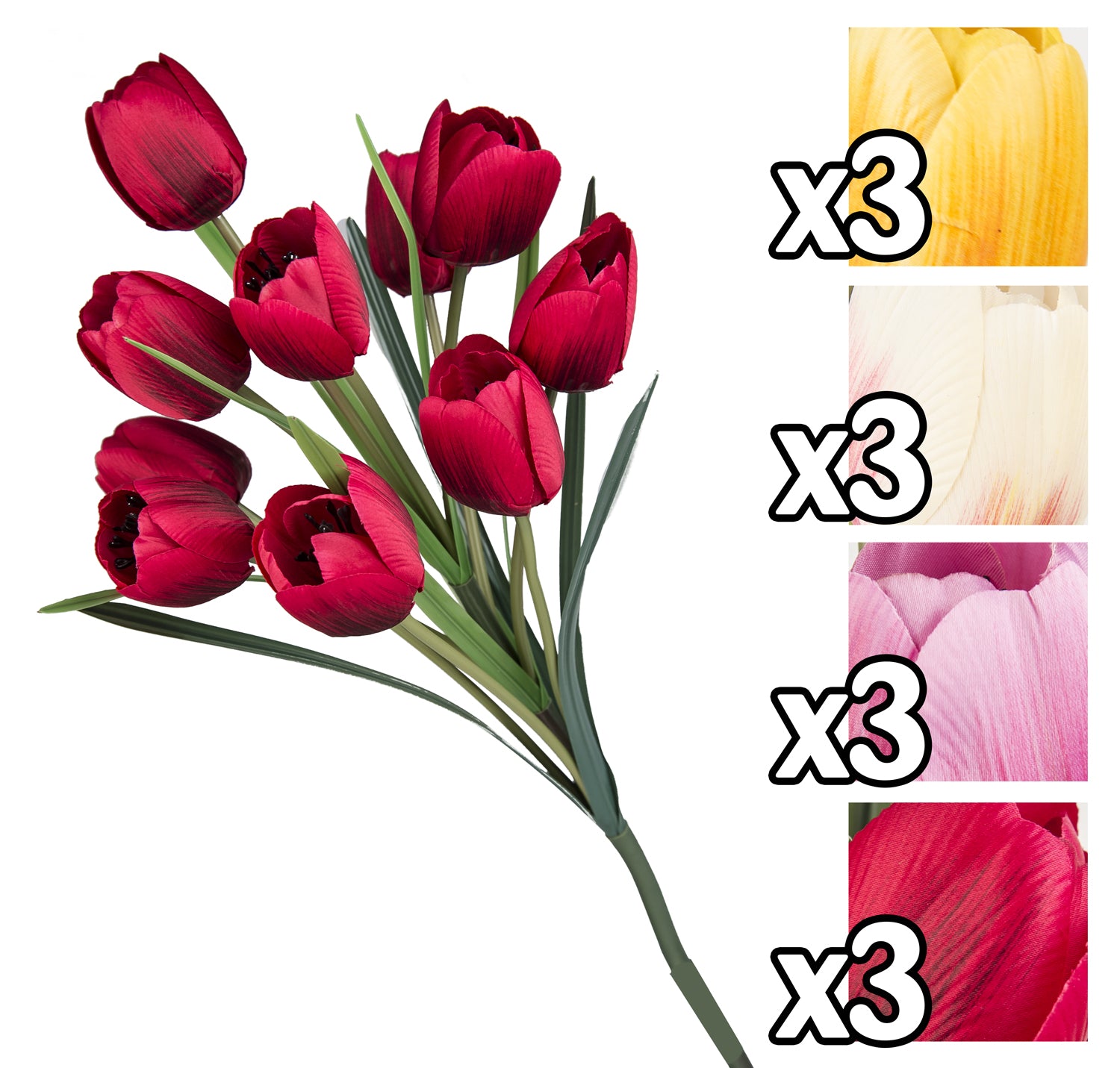 VEA BUSH TULIPANO 61CM 4ASS. GIG57621