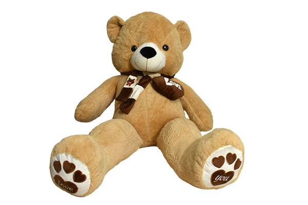 PARTENOPE ORSETTO PELUCHE 80CM C/SCIARPA 
