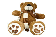 PARTENOPE ORSETTO PELUCHE 80CM C/SCIARPA 