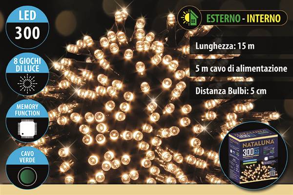 SERIE 300LED 8 FUNZIONI CALDO USO ESTERN 