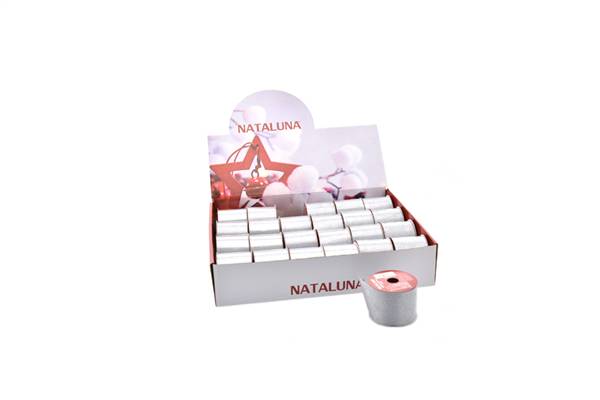 PARTENOPE NASTRO NATALIZIO 2.7MT ARGENTO 