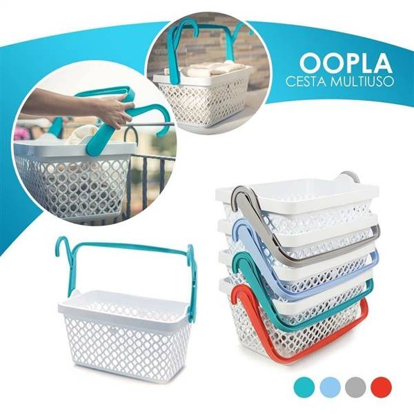 ECOPLAST CESTA PER BUCATO OOPLA COL.ASS. 