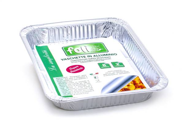 FOLI' PACK CONT ALLUMINIO S/C 8PORZ 2PZ 