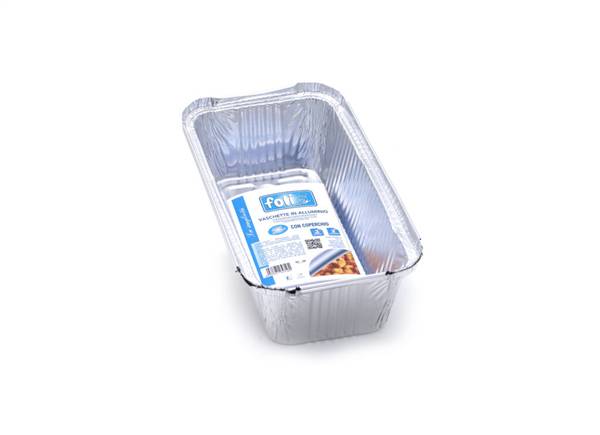 FOLI' PACK CONT ALLUMINIO C/C 3PORZ 2PZ 